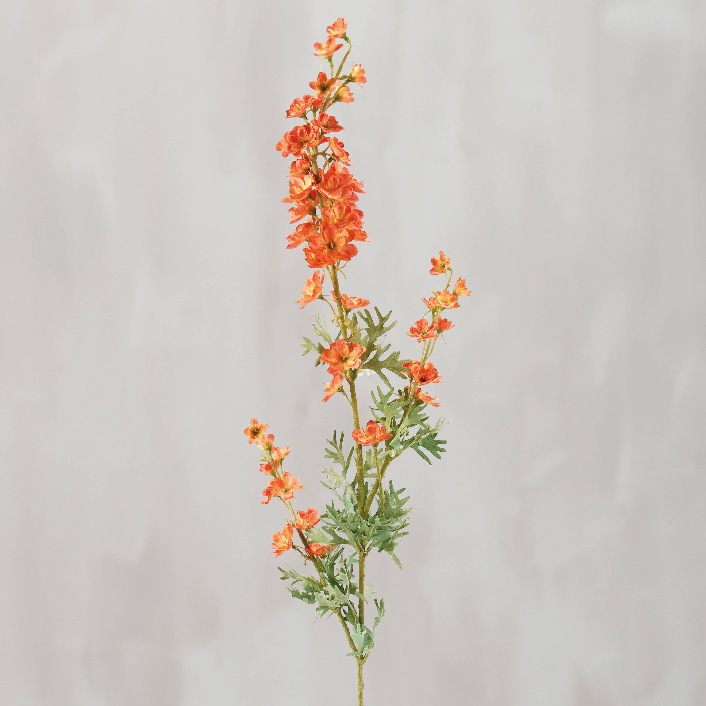 Primitives by Kathy - Wholesale Artificial Flowers - Orange Delphinium Floral Pick0