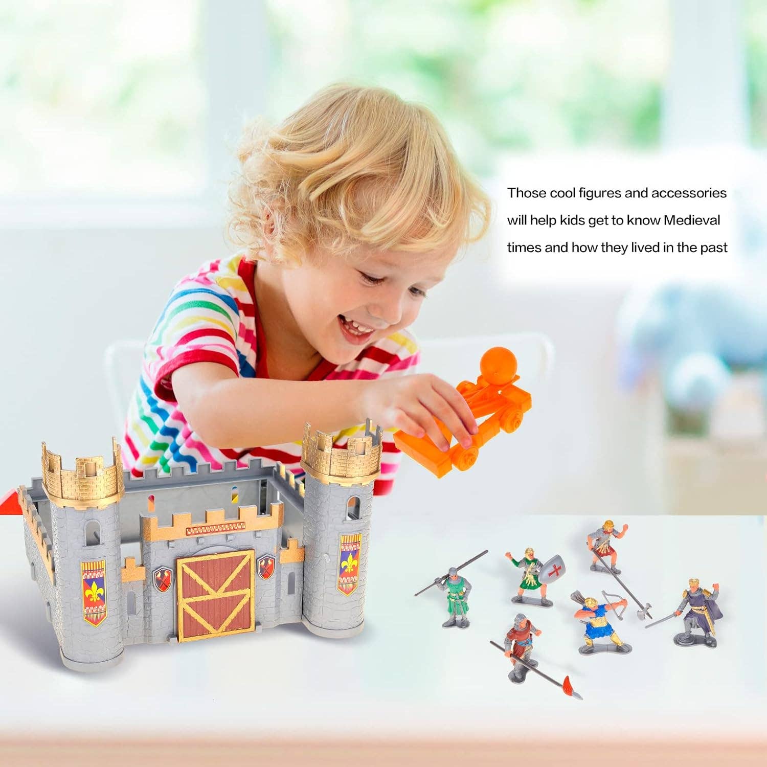AZ Trading & Import (Toys, RC Toys & More) - Wholesale Toy Set - Kids - Medieval Castle Knight Action Figure Toy Army Playset2