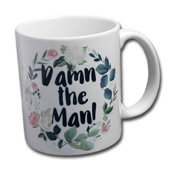 Damn the Man Coffee Mug for wholesale by ChicalooKate