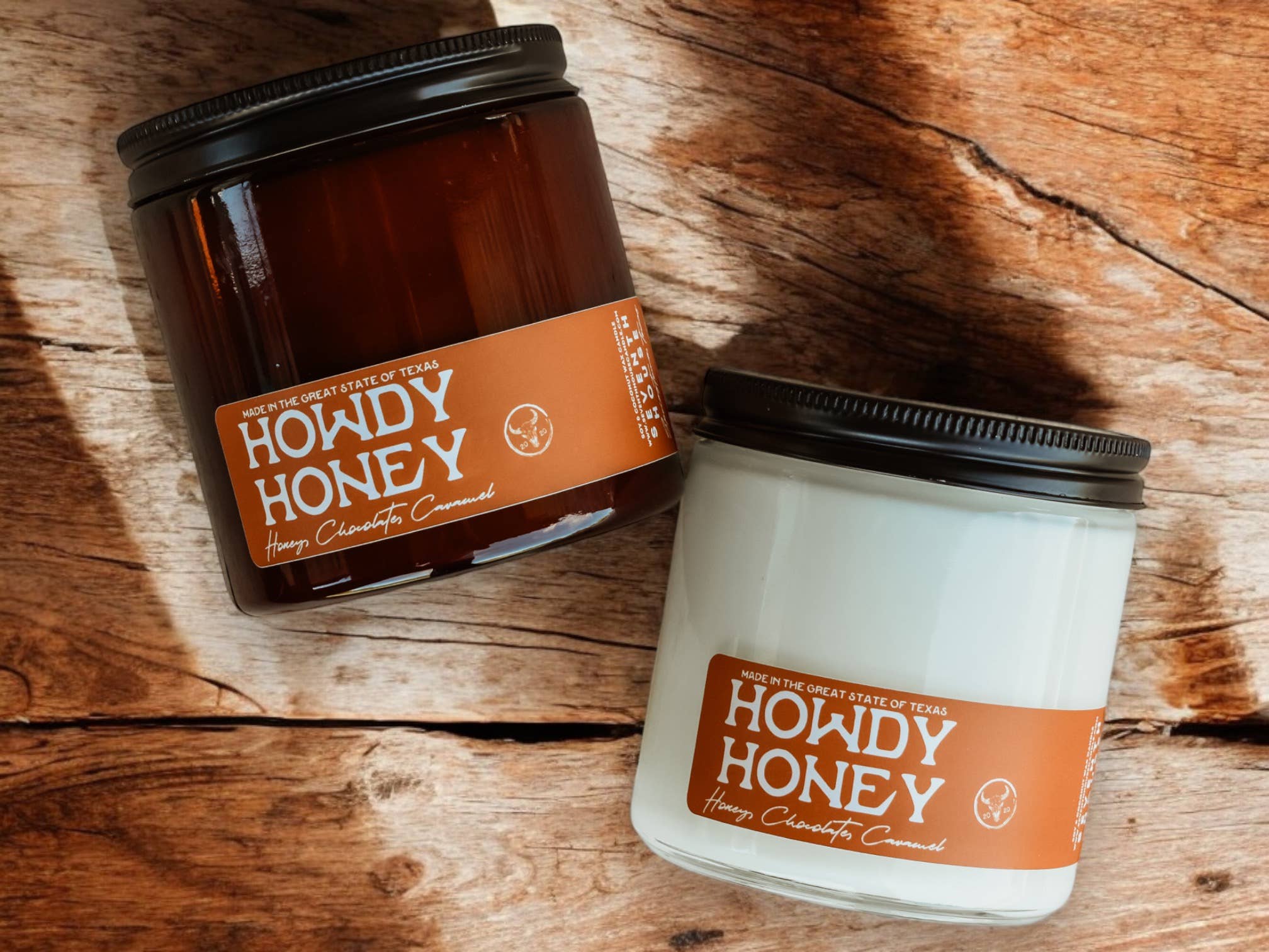 Seventh House Candle - Wholesale Jar/Filled Candle - HOWDY HONEY - Vanilla, Caramel & Honey Candle1