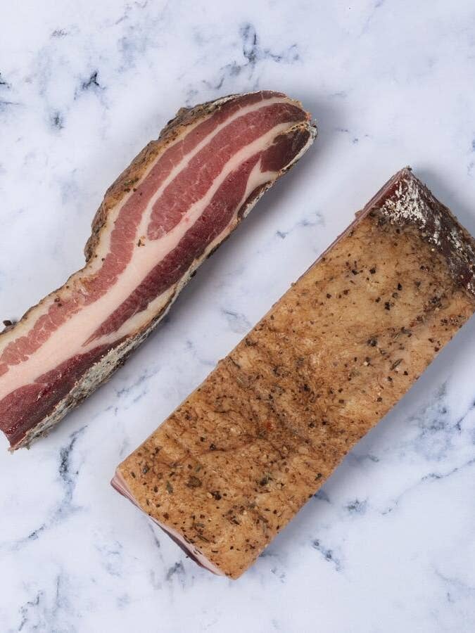 Pancetta for wholesale by Vermont Salumi