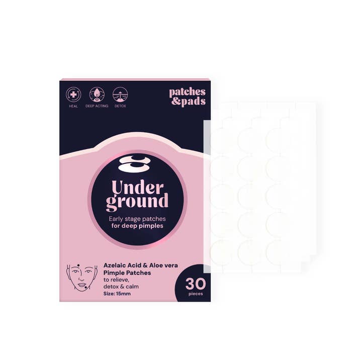 patches&pads - Patchs pour boutons "Underground" pour la vente par Beauty Avant-Garde
