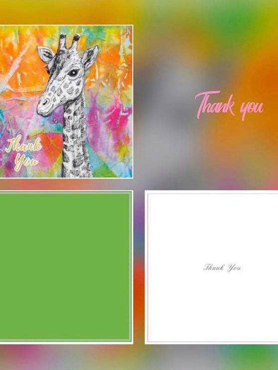 Thank You Gold Foil Greeting Card for wholesale by Marissa's Gifts