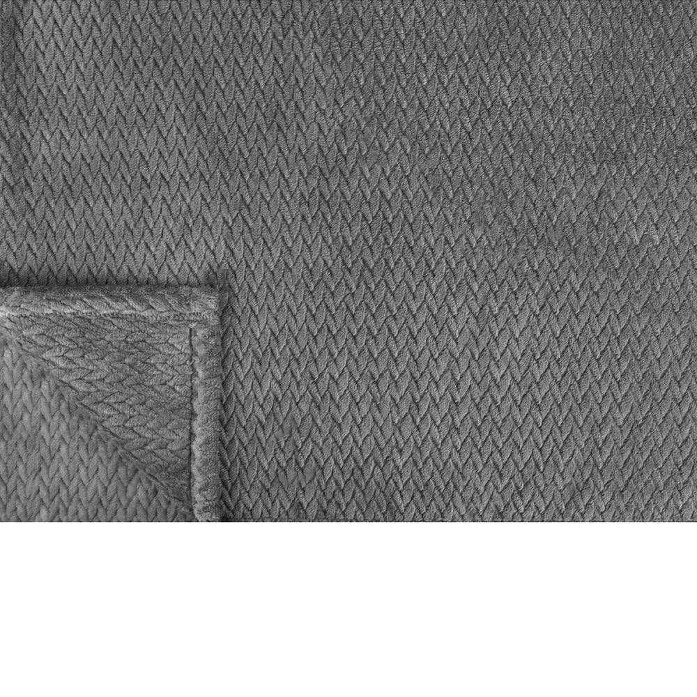 Pavilia – Manta para sofá por atacado – Cobertor de fleece texturizado com estampa de folhas37