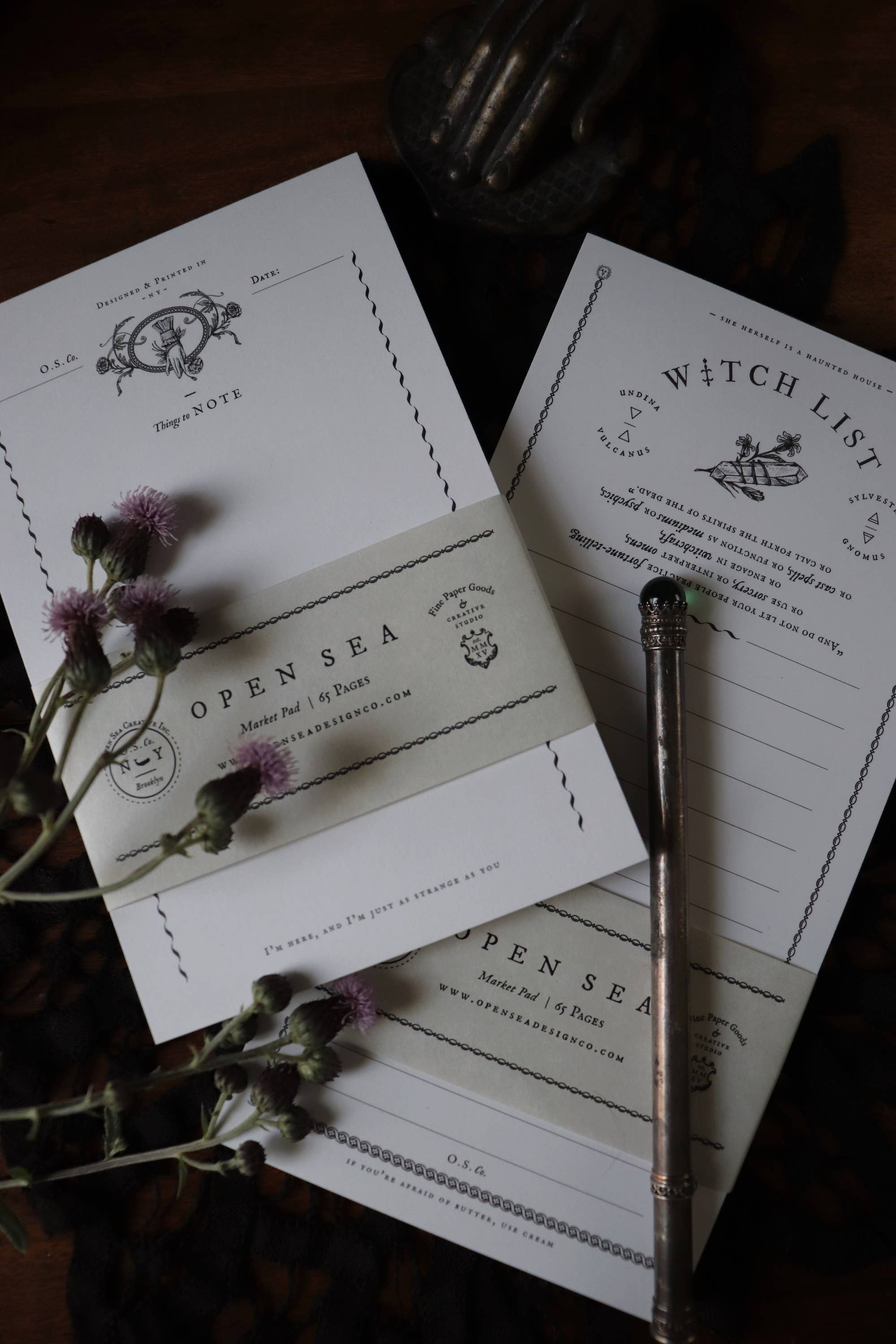 Open Sea - Wholesale Notepad - Witch List Notepad1