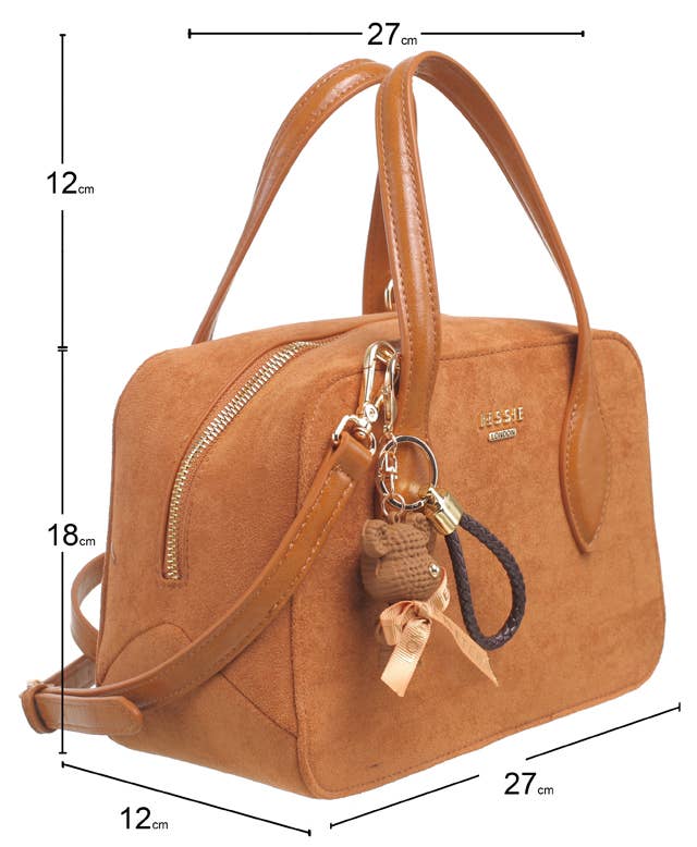 Bessie London - Vendita all'ingrosso Borsa tote - Donna - BORSA TOTE IN CAMOSCIO TEDDY CHARM3