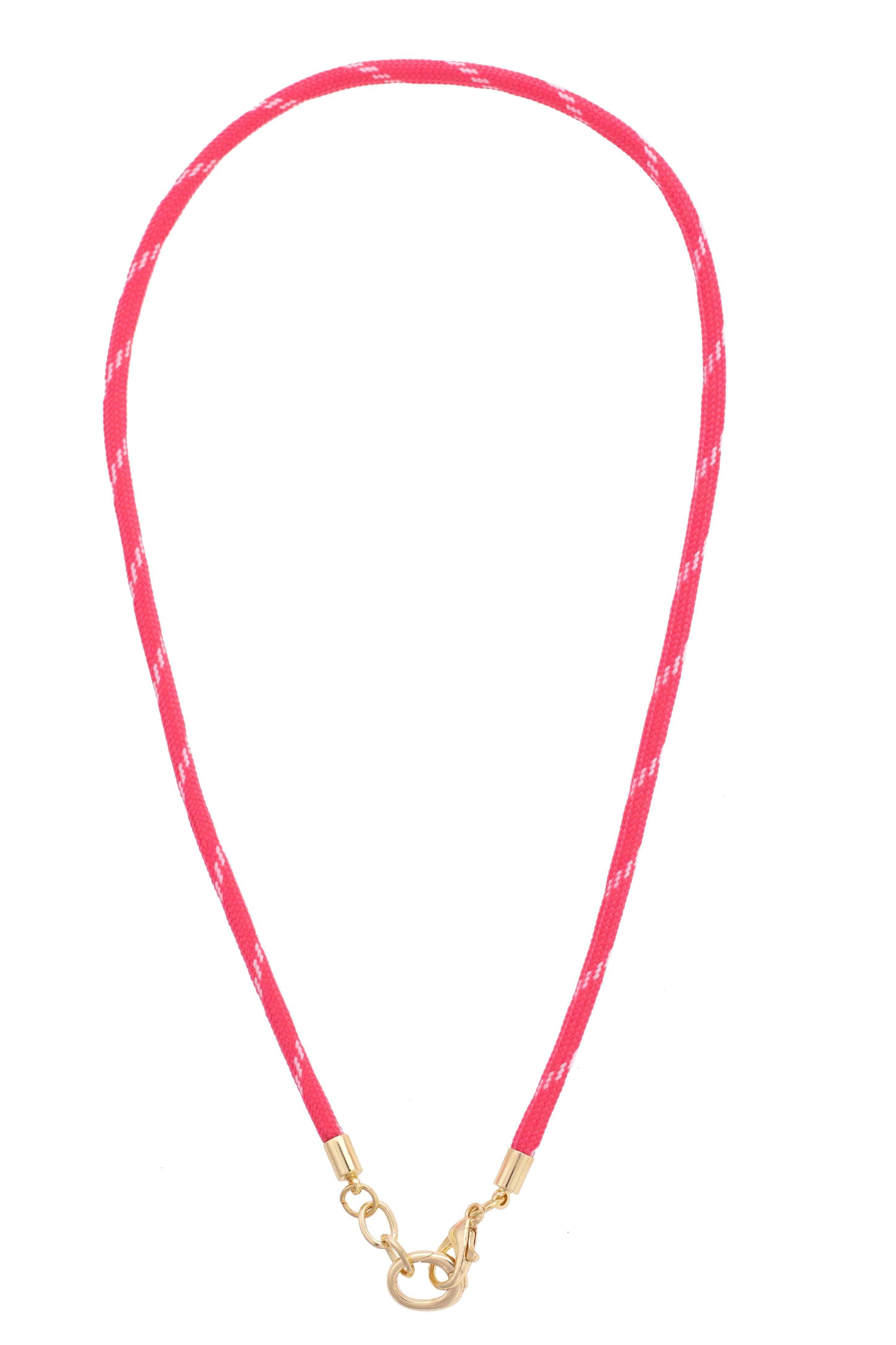 Canvas Style - Wholesale Woven Necklace - Goldie Paracord Charm Necklace Base10