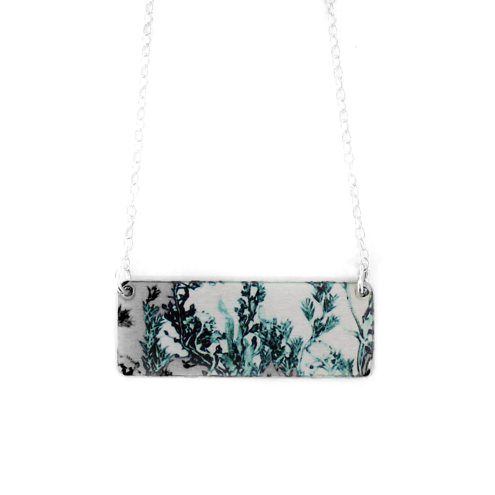 Gillian Arnold Jewellery - Wholesale Pendant/Charm Necklace - Botanical Inspired Emerald Landscape Pendant Necklace3