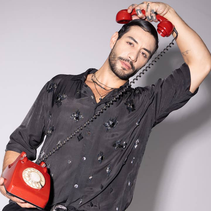 CHEMISE ECHO NOIR pour la vente par SHAM