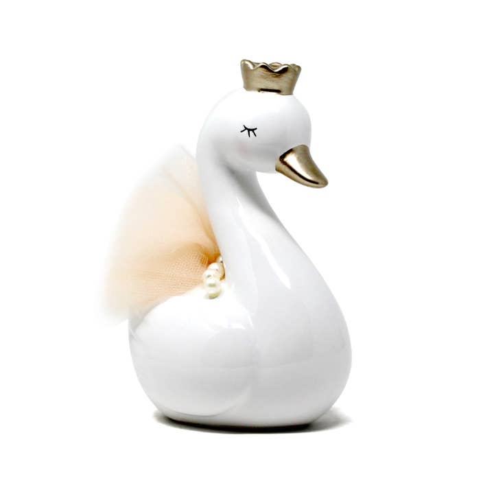 Child To Cherish® - Wholesale Money/Piggy Bank - Kids & Baby - Hana Medium Swan Piggy Bank0