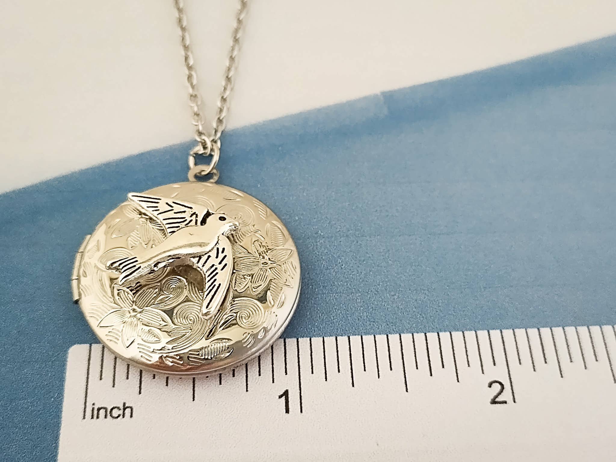 Piccadilly Pendants - Wholesale Locket Necklace - Silver Bird Locket, Nature Necklace, Bird Necklace3