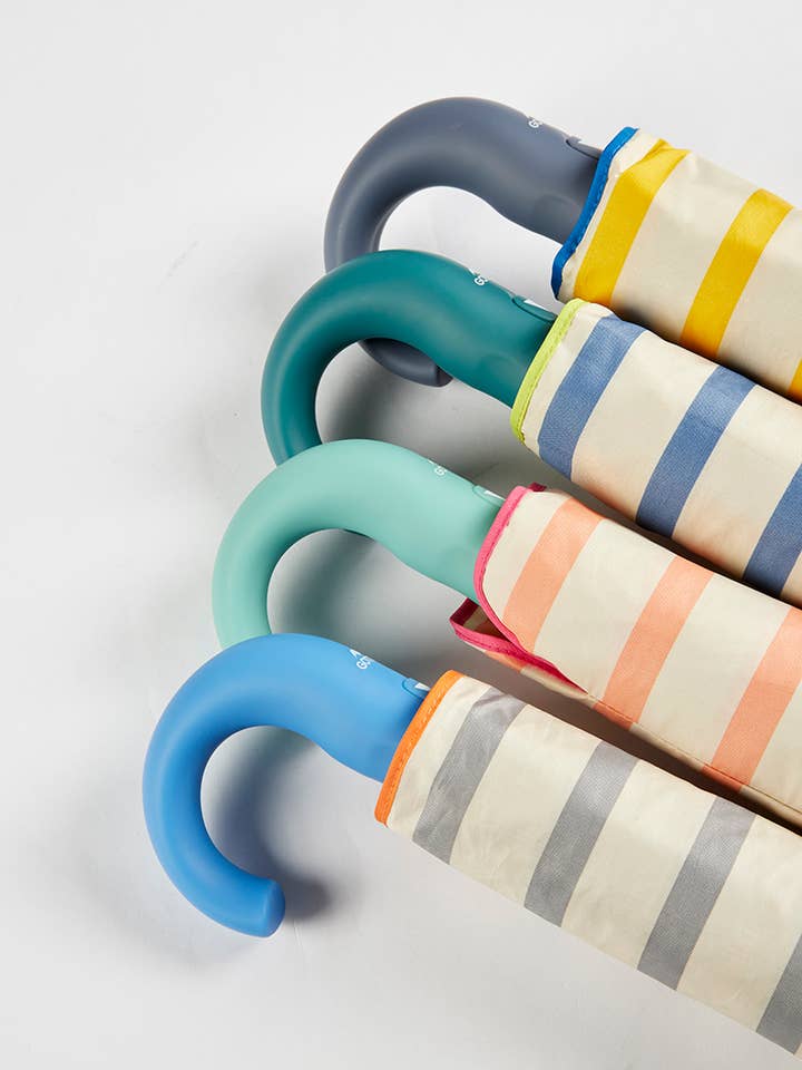 GOTTA Auto Folding Sailor Umbrella. Crooked handle for wholesale by Ezpeleta