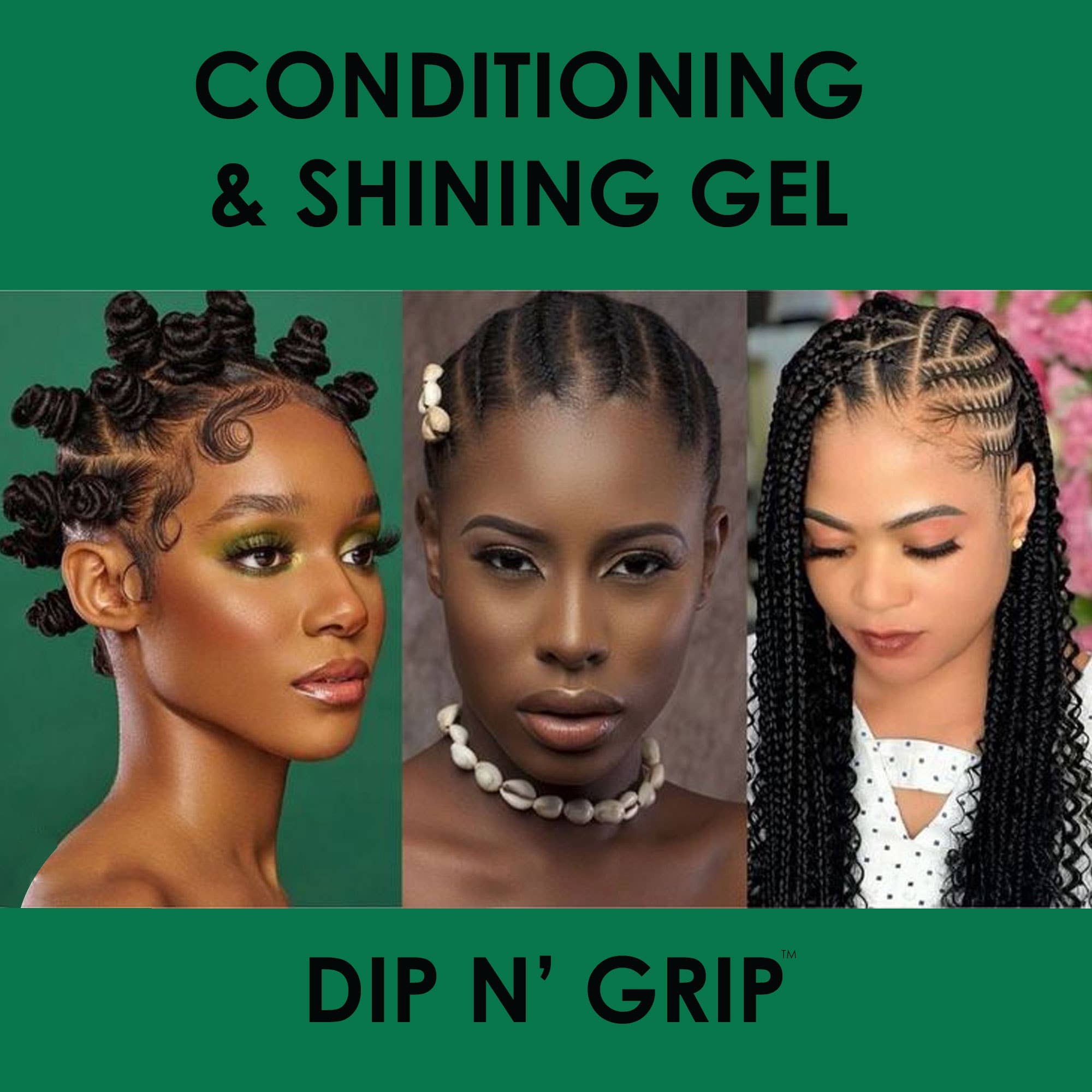 UB BRANDS INC - Wholesale Hair Styling Gel/Mousse - Jam Dip n Grip Almond & Vitamin E Hair Gel 4oz - Shine5