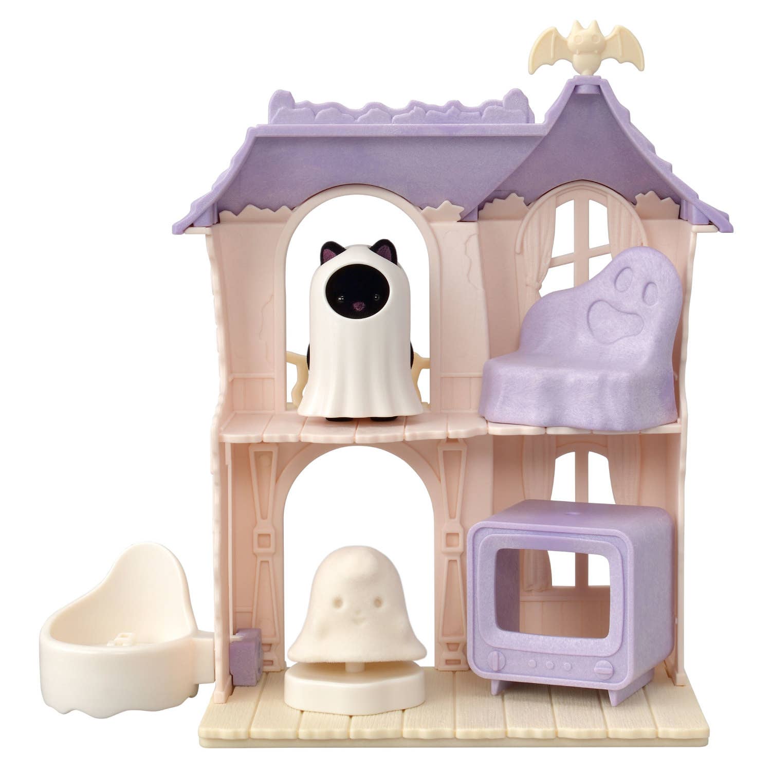 Epoch Everlasting Play - Wholesale Doll - Kids - Calico Critters Spooky Surprise House, Dollhouse Playset0