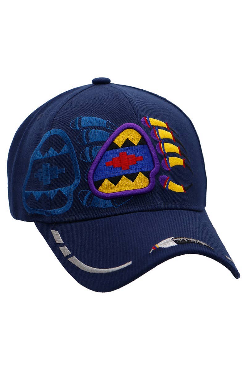 Cap Zone - Wholesale Baseball Cap - Unisex - Native Pride Bear Claw Velcro Back Baseball Cap6