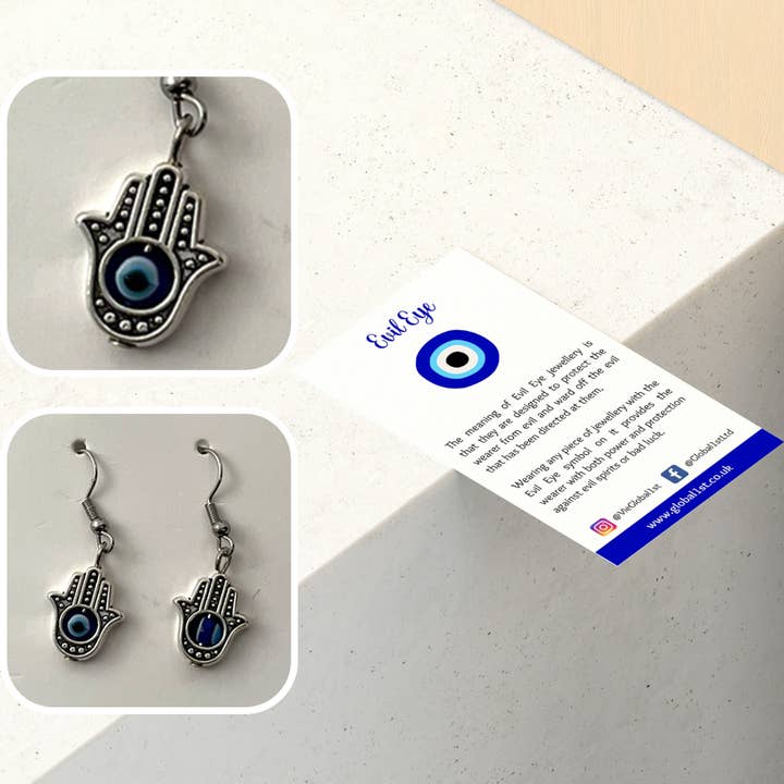 VIE - Wholesale Dangle Earrings - Evil Eye & Hamsa Earrings4