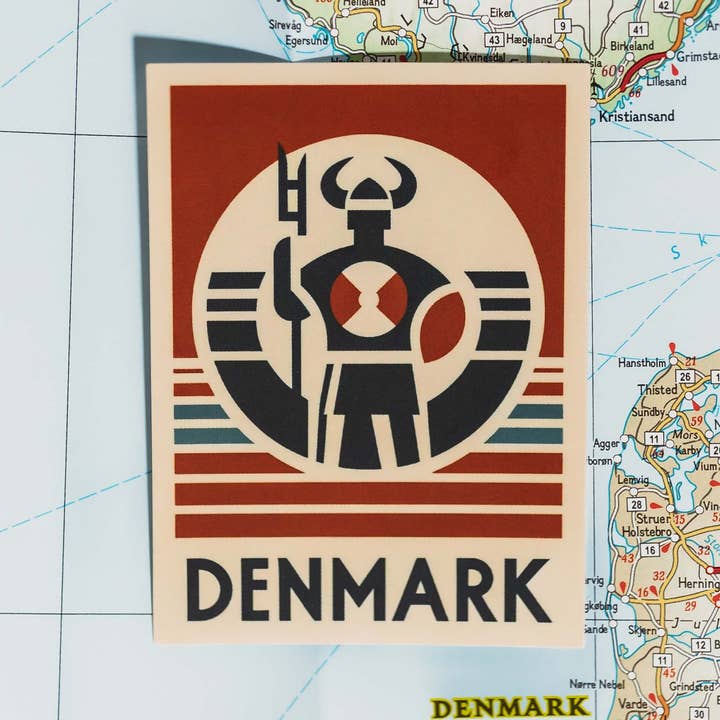 Pegatina Dinamarca para venta al por mayor de Vagabond Heart