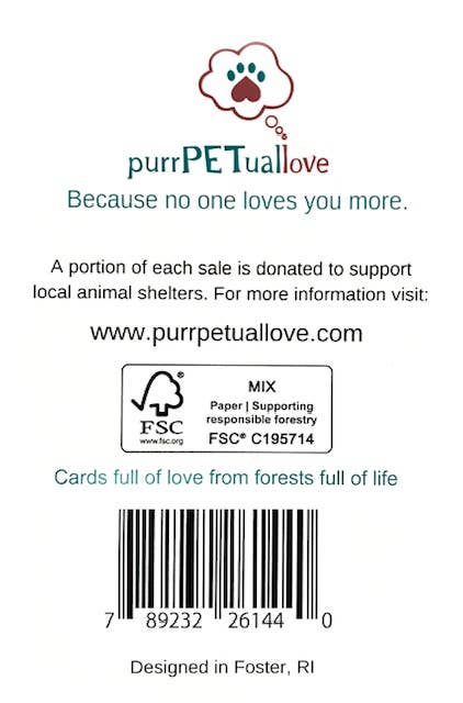 purrPETuallove - Vente Carte de vœux classique - Comprendre - Braque de Weimar1