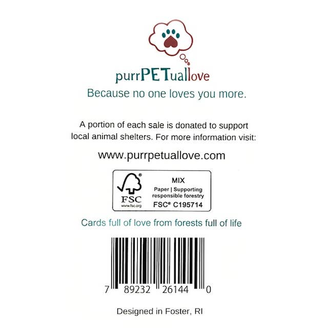 purrPETuallove - Vente Carte de vœux classique - Comprendre - Braque de Weimar1