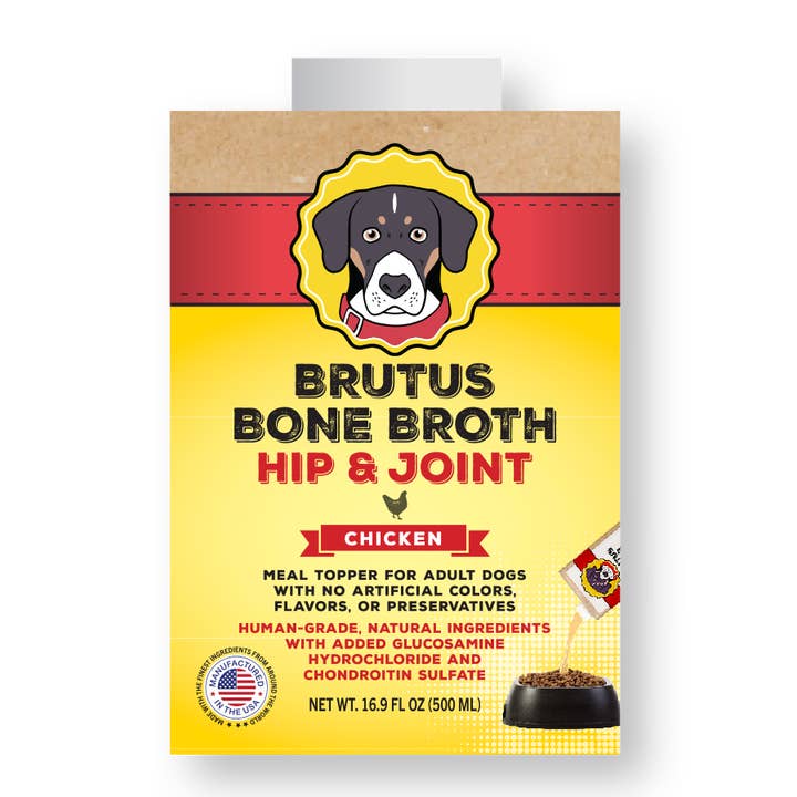 Mini Brutus Broth Hip & Joint Chicken Bone Broth (16.9oz) for wholesale by Brutus Broth