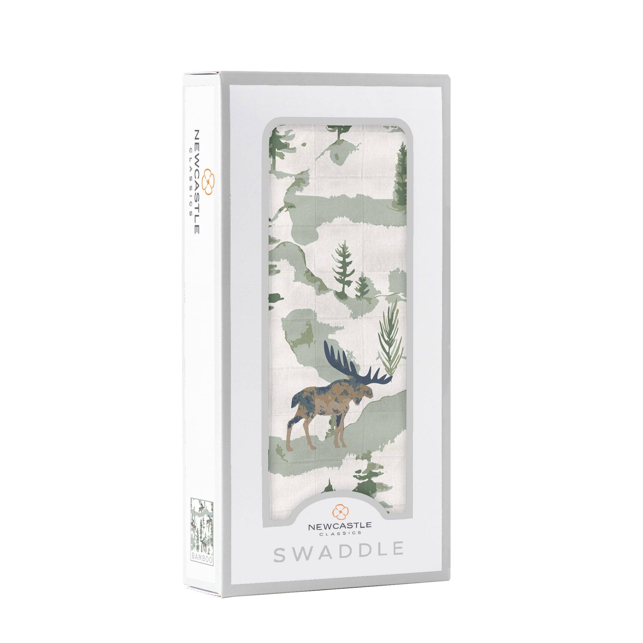 Newcastle Classics - Wholesale Swaddle - Baby - Mountain Moose Swaddle5