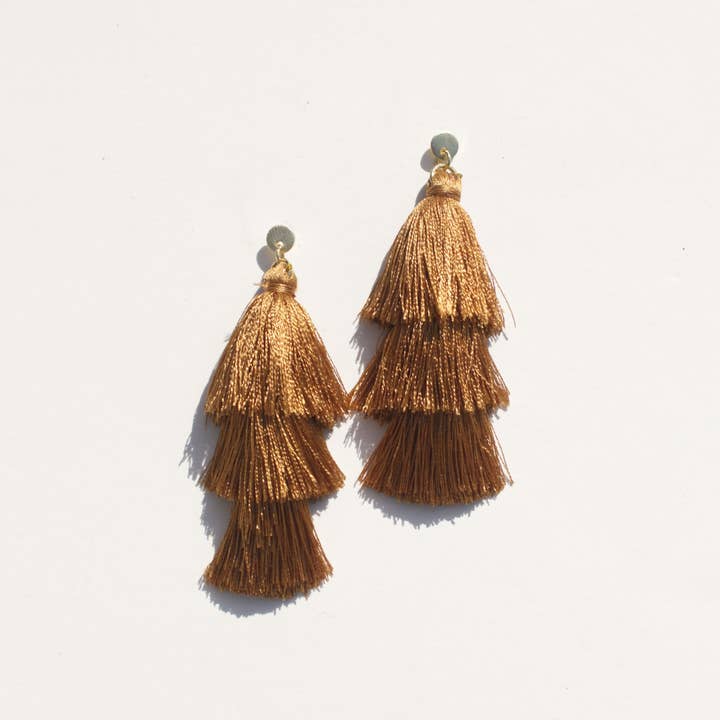 Rover & Kin - Wholesale Tassel Earrings - Tiered Tassel Earrings1