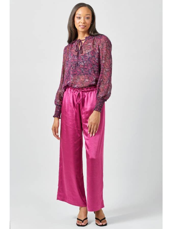 Mystree - Wholesale Blouse - Women's - 60412 Smocked Lurex Chiffon Blouse11