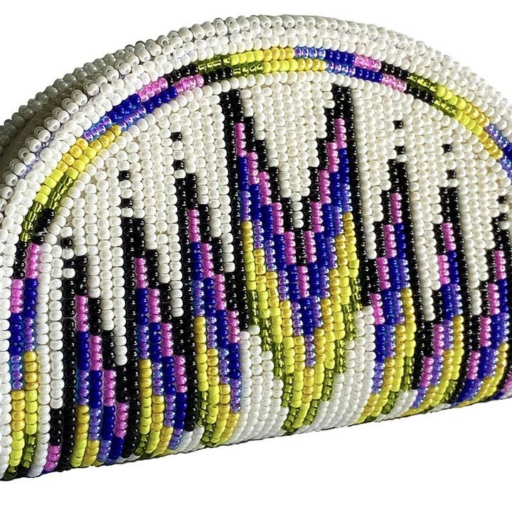 BEADS CORNER - Wholesale Coin Purse - Women's - Native Inspired Ethnic Style Seed Bead Beaded Coin Purse