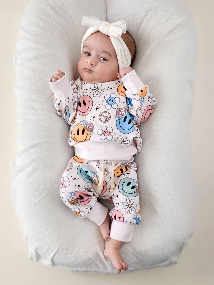 Jogger Set | Groovy Girl for wholesale by Lucky Panda Kids