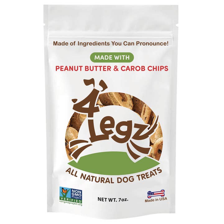 4legz - Wholesale Pet Treats - Dog - Peanut Butter and Carob Chips "Ode to Odie" Dog Treats1