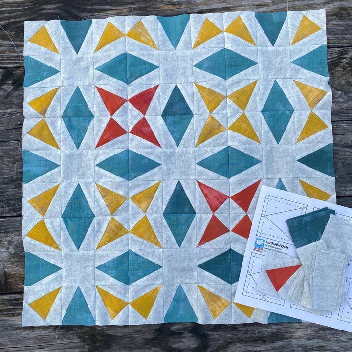 Crinkle Dreams - Wholesale Craft Sewing Kit - Mirth Quilt sewing pattern3