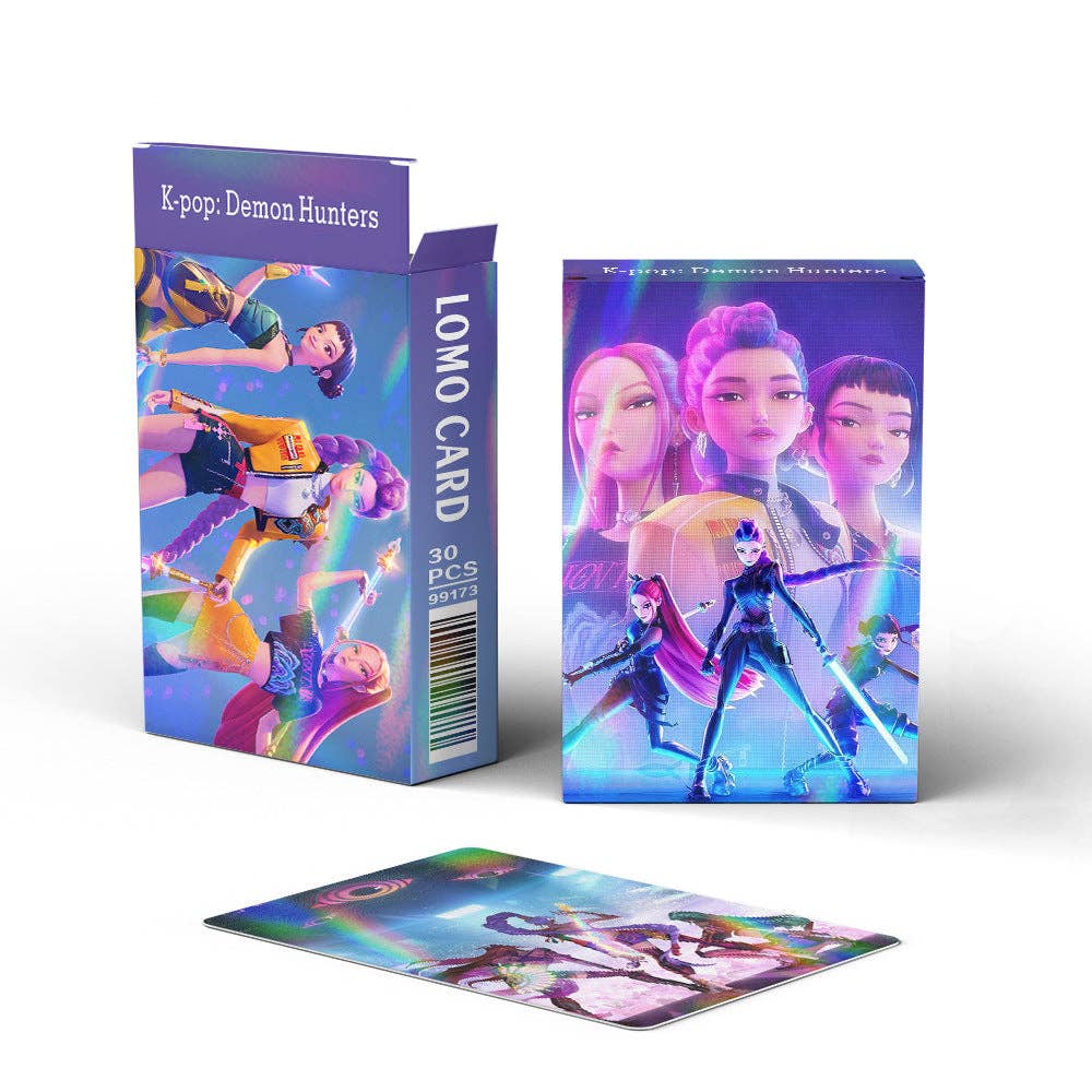Auraquise - Wholesale Sticker - Kids & Baby - Kpop Demon Hunters Holographic Photocard Set Double-Sided LOMO Cards Mini Stickers & Collectible Flash Cards1