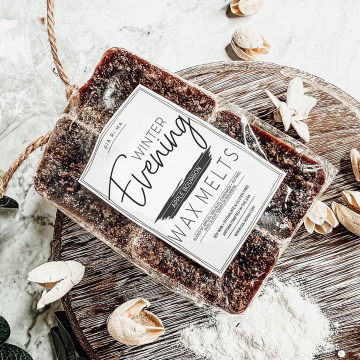 Gia Roma - Wholesale Smeltwax - Apple Bourbon Wax smelt, Herfstwas smelt XL Herfst Huisgeur0