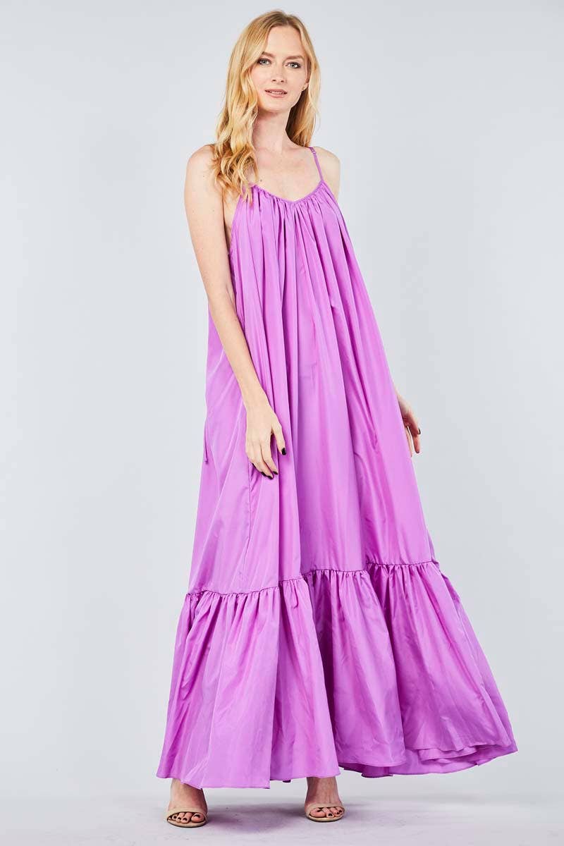 TOV - Vente Robe – femme - [OP4178] Robe à bretelles spaghetti avec dos bas17