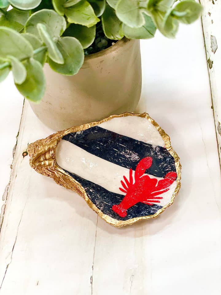 Little Lobster Oyster Trinket Dish for wholesale by Alison Brooke Designs