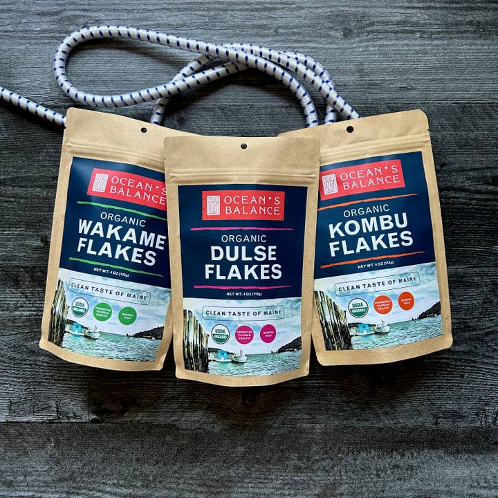 Ocean's Balance - Wholesale Dried/Dehydrated Vegetables - Organic Dulse Flakes