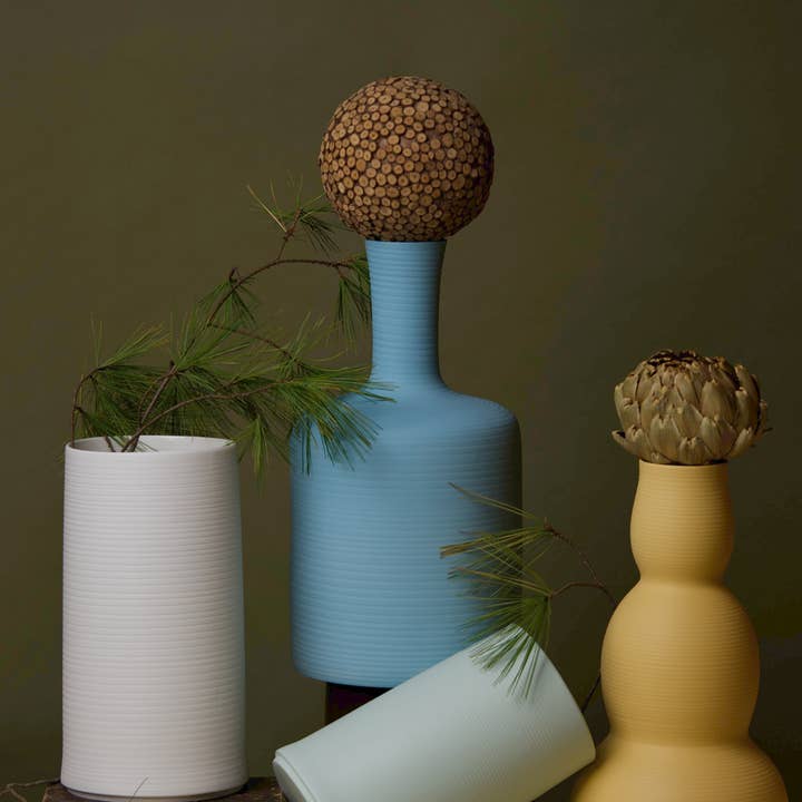 Cold Mountain matte porseleinen vaas - groot voor wholesale door Middle Kingdom