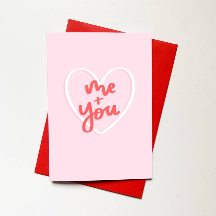 Me + You Card // Anniversary Card // Wife Anniversary // for wholesale by Lydia Southgate