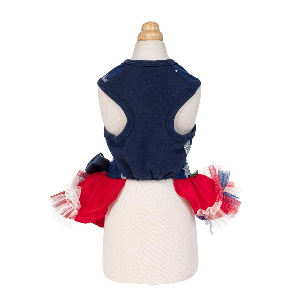 Fitwarm - Vendita all'ingrosso Vestito - Cani - Vestito Tutu per Cani Patriottico e Scintillante2