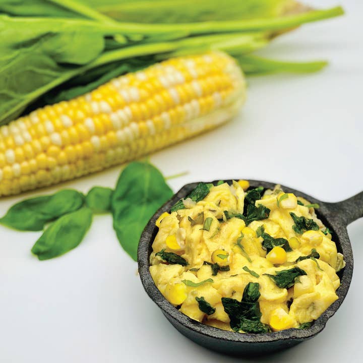 Egg Kit: Spinach, Corn & Basil for wholesale by 1Eatz