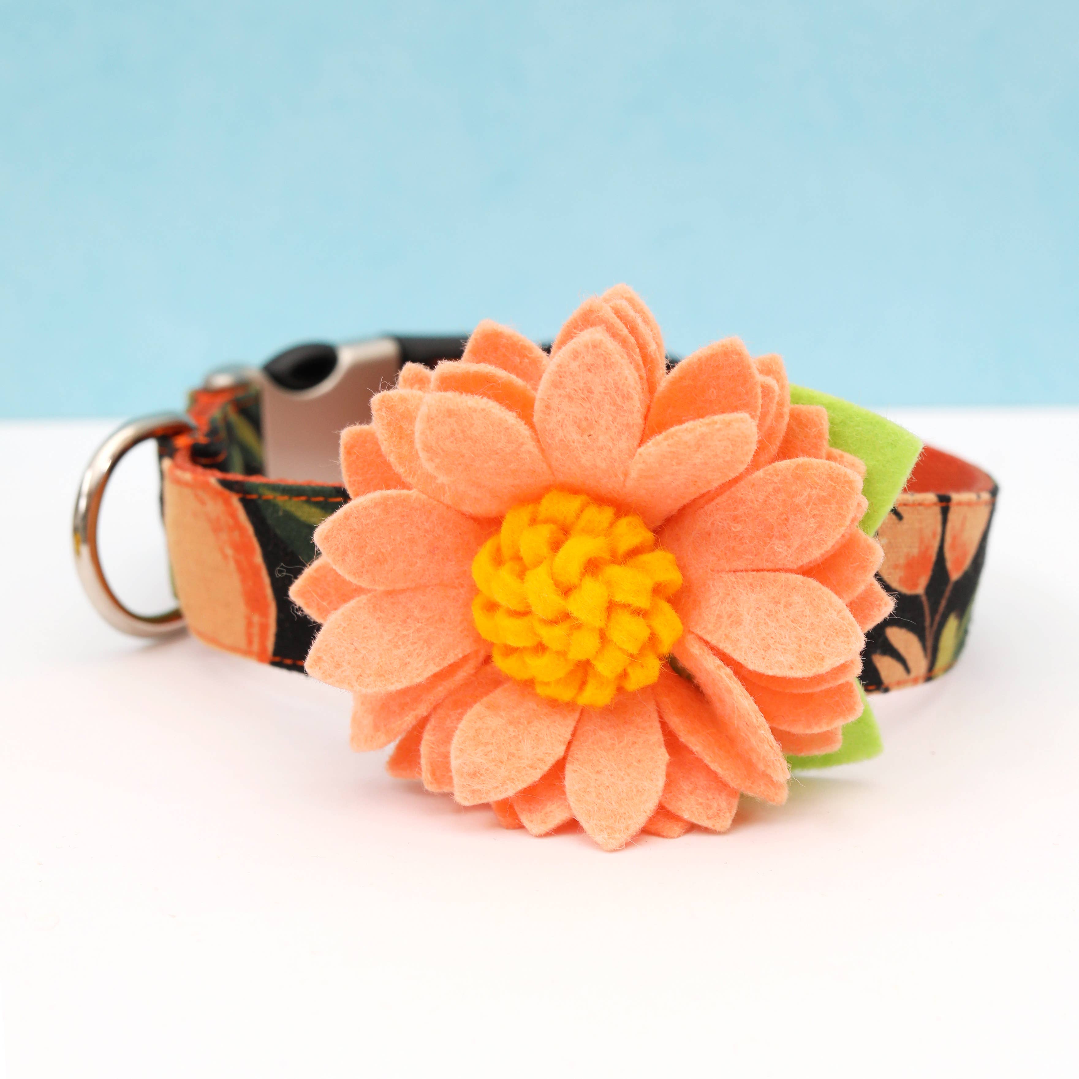 Mimi Green – Großhandel Haustierhalsband – Hund – Lotus-Hundehalsband-Blume (12 Farben!) NEUE FARBEN5