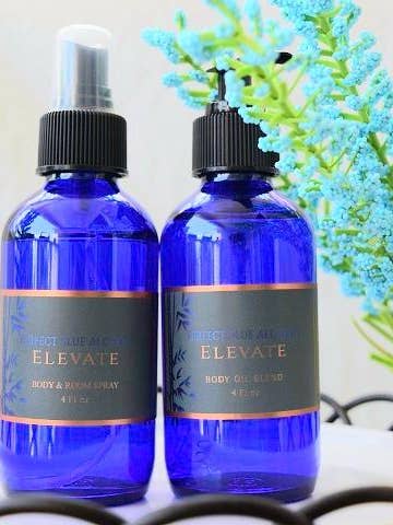 Elevate profumo spray per corpo e stanza per la vendita all'ingrosso da parte di Perfect Blue Alchemy