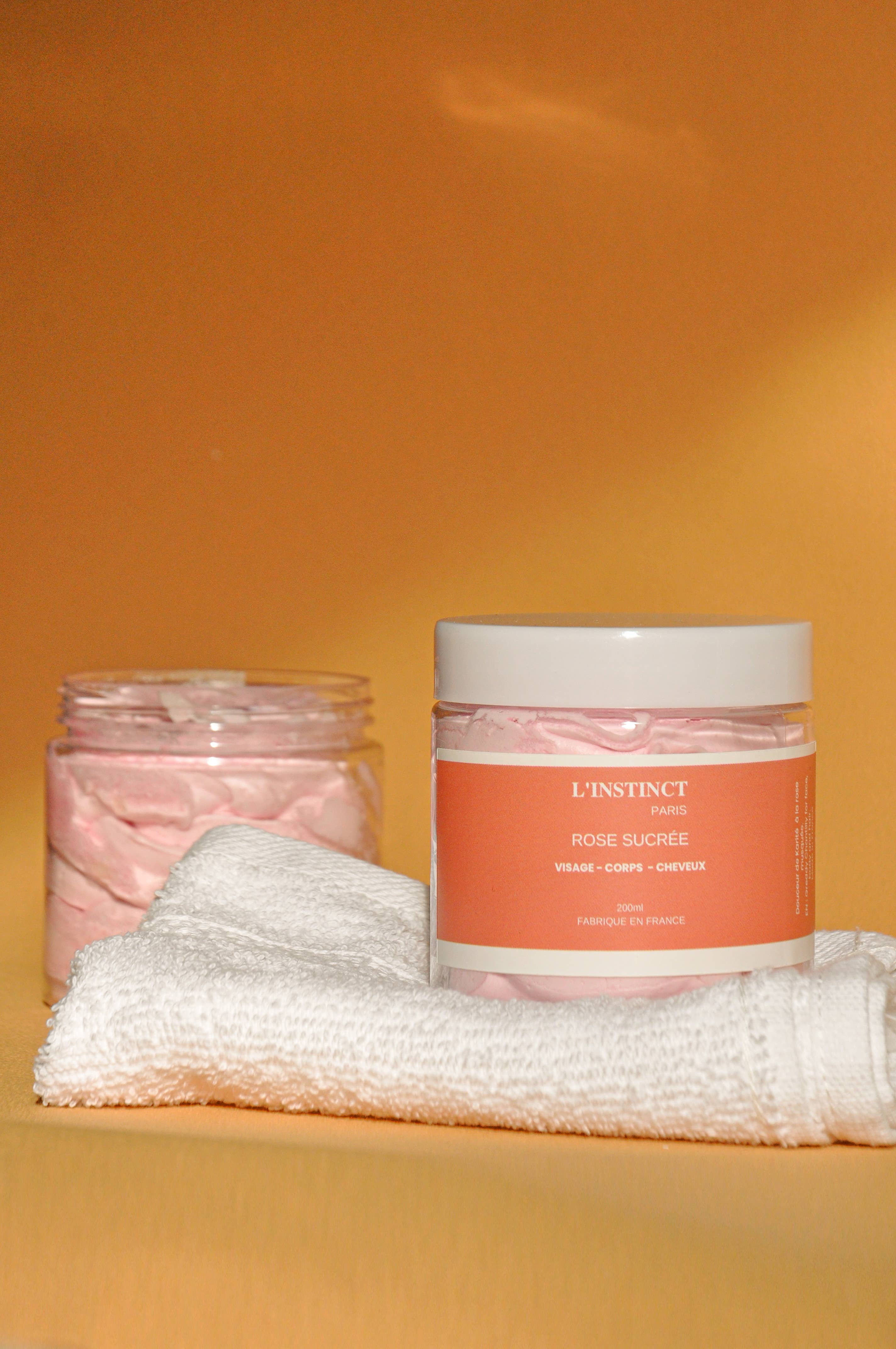 L'instinct Paris – wholesale Lotioner och fuktkrämer – Shea vispad kräm för kropp och hår med nypon6