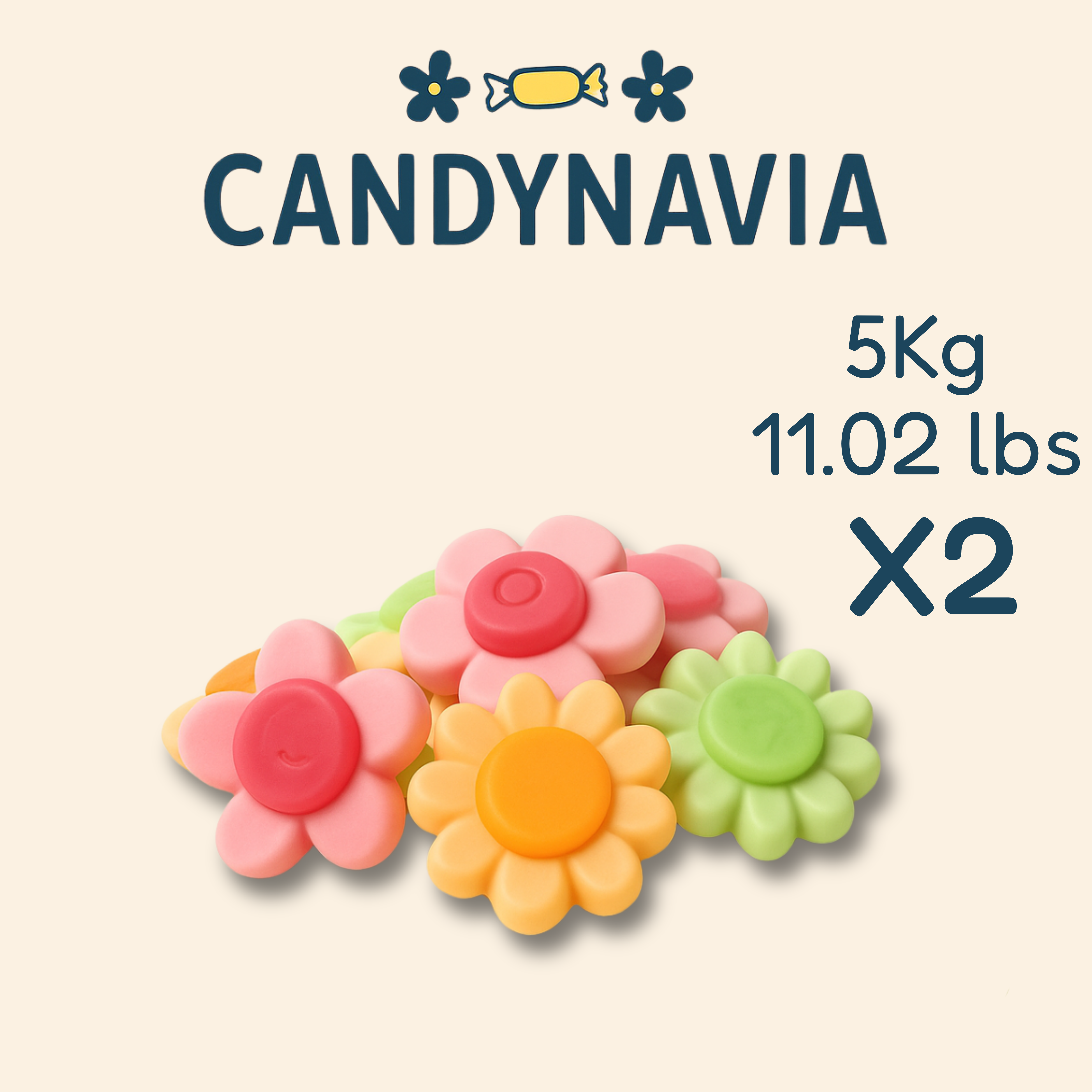 Candynavia – wholesale Gummy – Swedish Candy - Happy Flower1