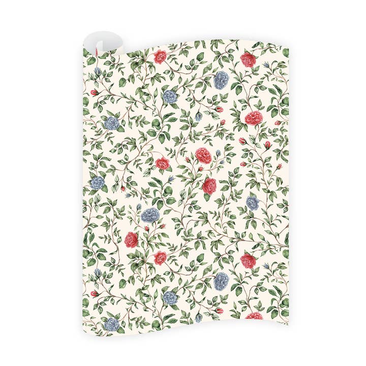 Dogwood Hill - Wholesale Wrapping Paper Roll - Maison de Frédéric Bleue Wrapping Paper Roll0
