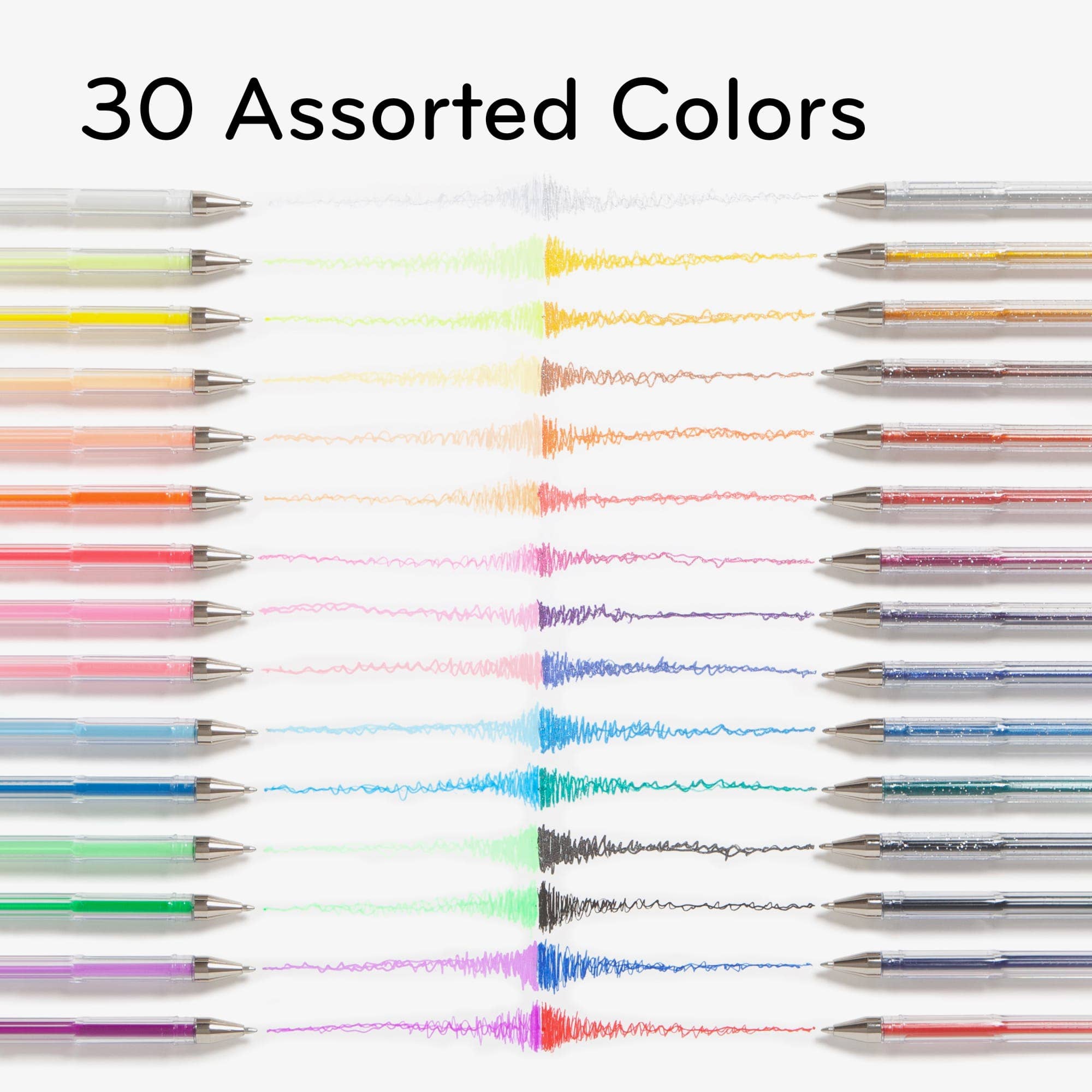 U Brands - Wholesale Pen - U Brands Live Colorfully Gel Pens, 30 CT Assorted Colors8