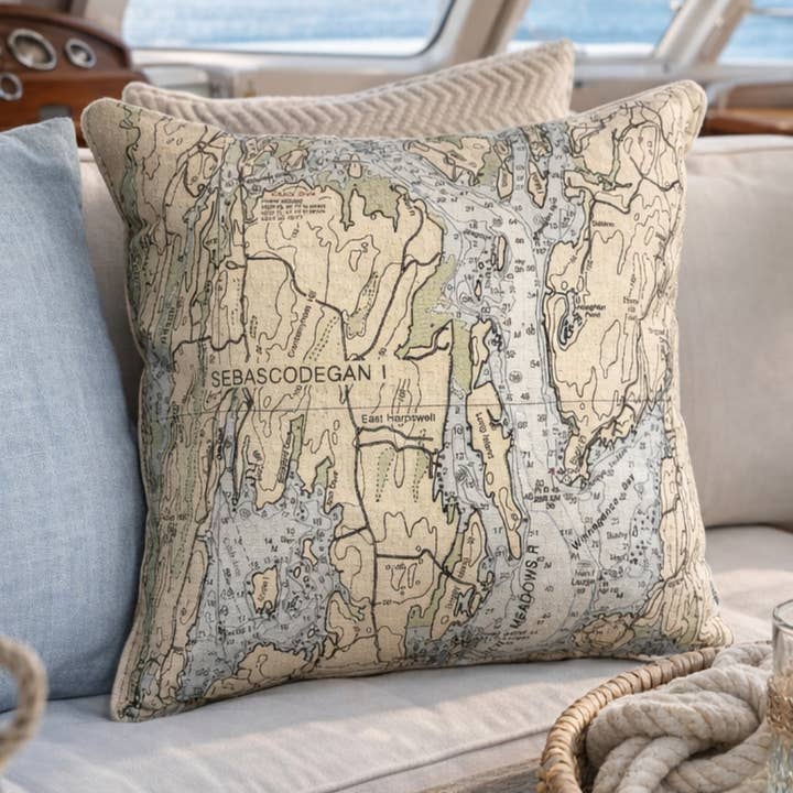 Individuelles Seekarten-Kissen für den Großhandel von Not for Navigation