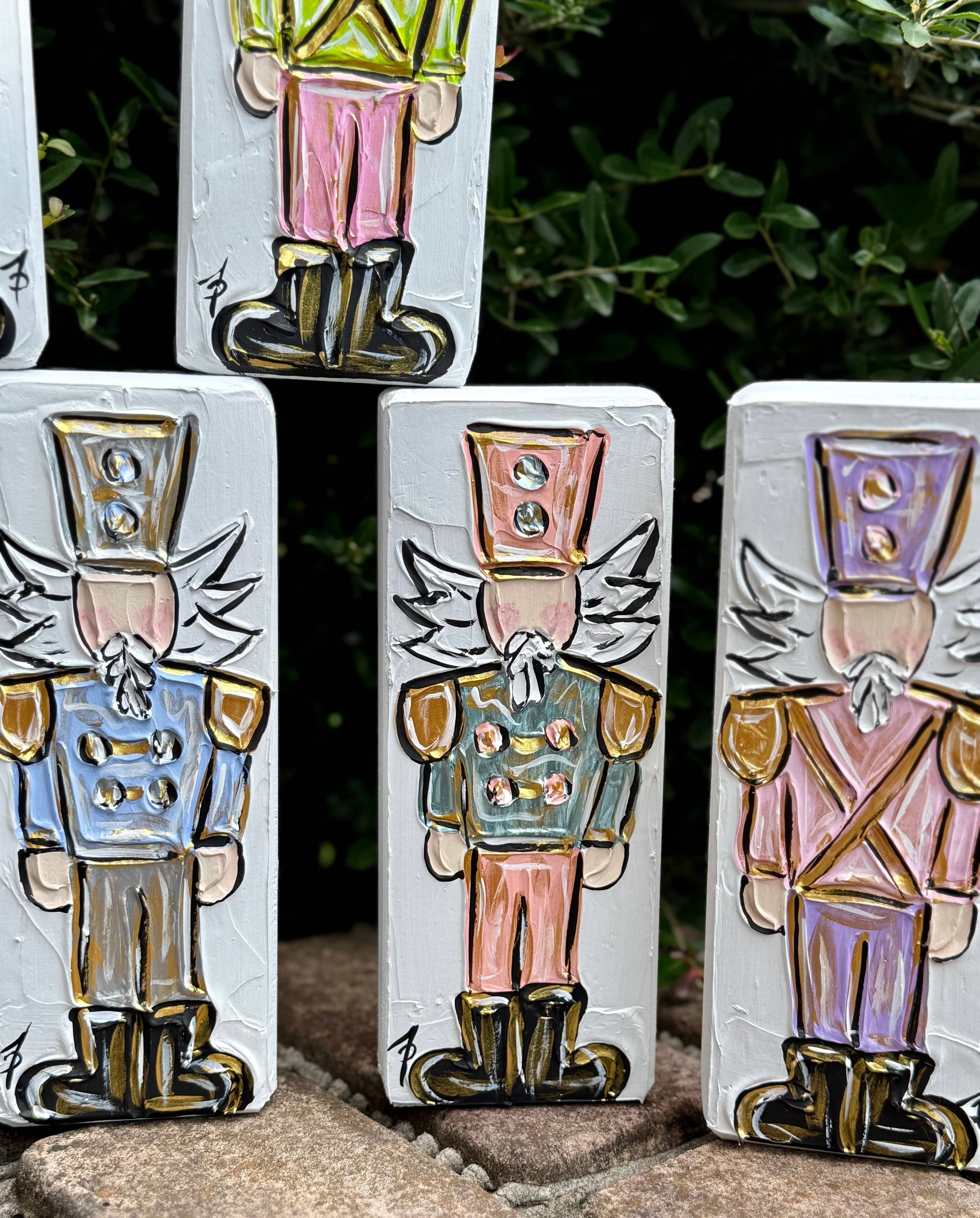 Framesaplenty - Vente Décoration de Noël - Bloc décoratif texturé Casse-Noisette11