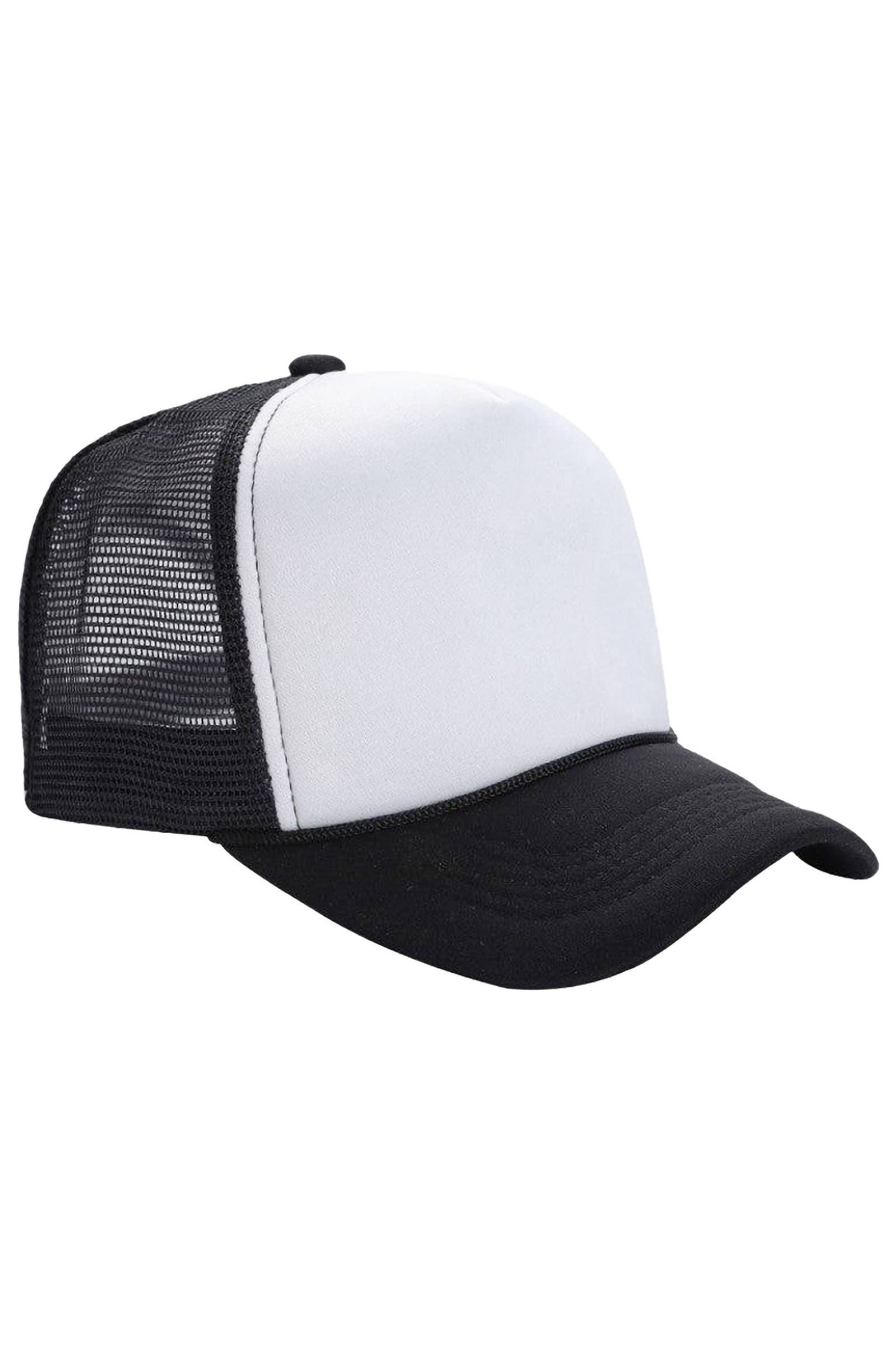 Cap Zone – boné - Mulher por atacado – Chapéu de caminhoneiro de espuma de cinco painéis multitons4