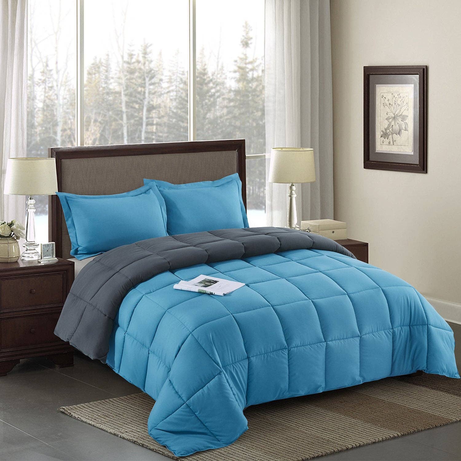 HIG - Wholesale Bedding Set - All Season Lightweight Down Alternative Comforter Set41